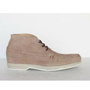 Hitchcock Mens Moccasin Chukka Boots 2670 L Tan